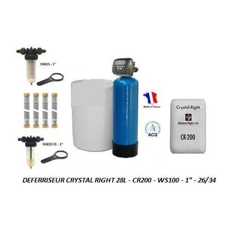 Déferriseur Crystal Right CR200 - 28L - CI/CK