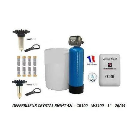 Déferriseur Crystal Right CR200 - 42L - CI/CK
