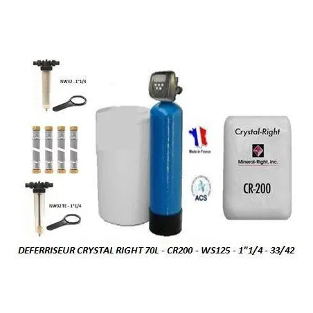 Déferriseur Crystal Right CR200 - 70L - CI/CK