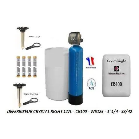 Déferriseur Crystal Right CR100 - 127L - CI/CK