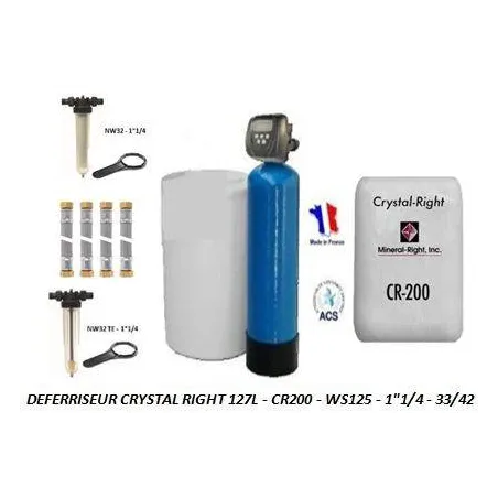 Déferriseur Crystal Right CR200 - 127L - CI/CK