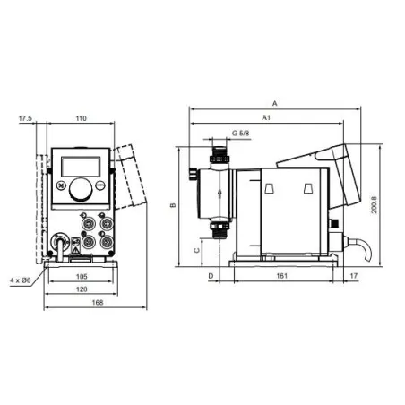 POMPE DOSEUSE GRUNDFOS DDE TOUT OU RIEN