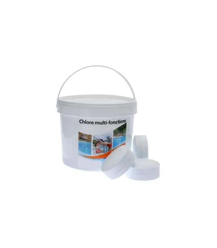 Chlore multifonction en galet 5 Kg