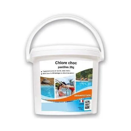 Chlore choc pastilles 20g