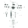 Support PVC du tamis filtrant NW500/650/800