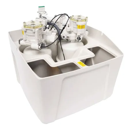 Adoucisseur d'eau sans électricité et ultra compact - Delta Duplex complet avec accessoires