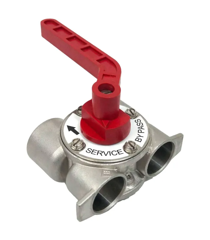By-pass inox pour vanne Fleck 5600 SXT - 1"
