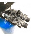 Adoucisseur d'eau bi bloc 14L vanne Fleck 5600 mecanique chronometrique complet avec accessoires
