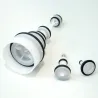 Ensemble kit piston pour adoucisseur d'eau ultra compact sans électricité