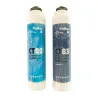 Lot de 2 cartouches filtre sous évier FT82 - FT83 | Adoucisseur-eau