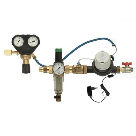 Adoucisseur d'eau 25L Fleck 5600 SXT complet avec accessoires
