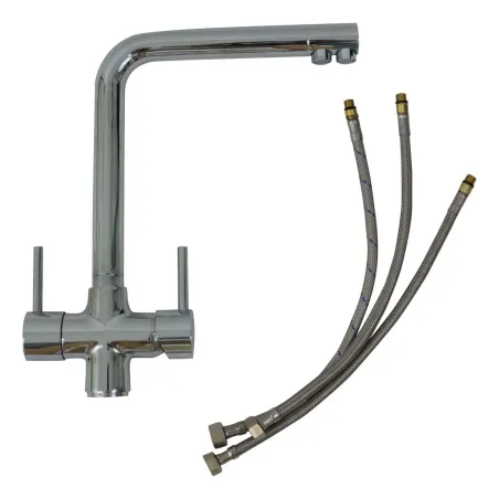Pack Filtre sous évier Trio UF - Mitigeur 3 voies chromé | Adoucisseur-eau
