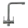 Mitigeur 3 voies chromé  - Adoucisseur-eau