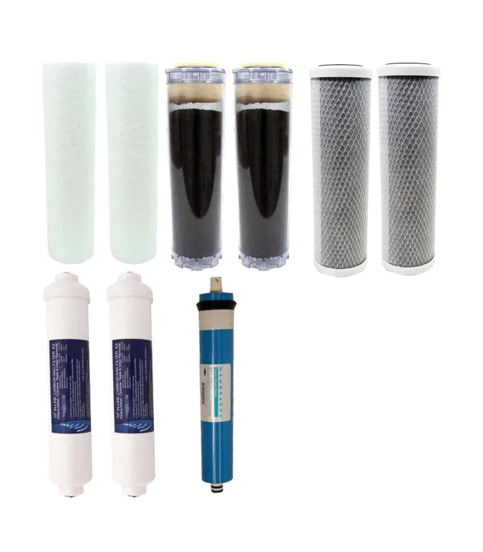Kit Entretien 2 Ans Pour Osmoseur Shut Off Et Booster Pump
