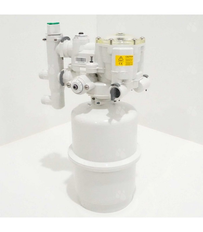 Adoucisseur d'eau sans électricité compact simplex avec kit d'installation  - Adoucisseur Eau