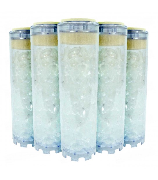 Cartouche conteneur silico polyphosphate 9 3/4 pour filtre standard