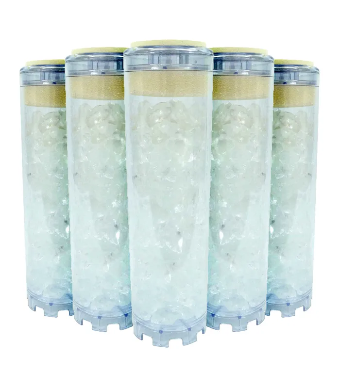 Set of 5 polyphosphate cartridges - 9"3/4 for water filter holder