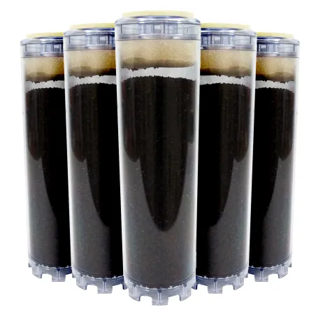 Set of 5 activated carbon cartridges - 9"3/4 for water filter holder