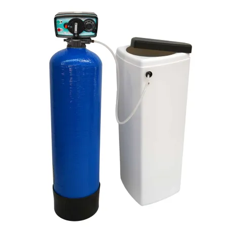 Adoucisseur d'eau bi bloc 14L vanne Fleck 5600 mecanique volumetrique