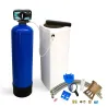 Adoucisseur d'eau bi bloc 30L Fleck 5600 volumétrique mécanique complet avec accessoires