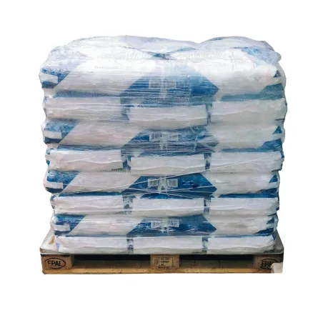 Sel pastille pour adoucisseur d'eau en palette de 40 sacs de 25Kg