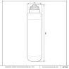 Set of 3 CT/FT cartridges for Pallas Trio UF water fountain under-sink filter