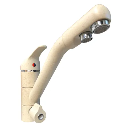 Robinet mitigeur Dauphin 3 voies Vieille Pierre / Beige