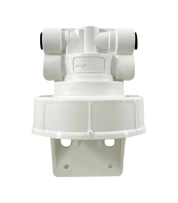 Tête de connexion "S" Profine avec fixation murale et raccords 3/8''