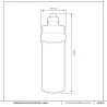 Filtre Profine ICE Small - Filtre pour Machine à Glaçon Brillant Purificateur D'eau 1,2L/min