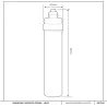 Filtre Profine ICE Large - Filtre pour Machine à Glaçon Brillant Purificateur D'eau 3,5L/min