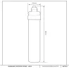Filtre Profine ROCK Large - Filtre Reminéralisant pour Eau à Basse salinité Filtre Osmoseur
