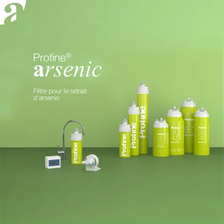 Filtre Profine ARSENIC Large - Filtration de l'Arsenic et Impuretés supérieures à 0,5 microns