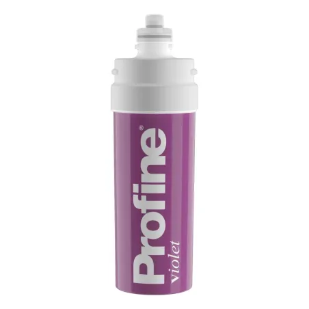 Filtre Profine VIOLET Small - Filtre Anti Calcaire + Charbon Actif Ions Argent et Sédiments 0,5 microns
