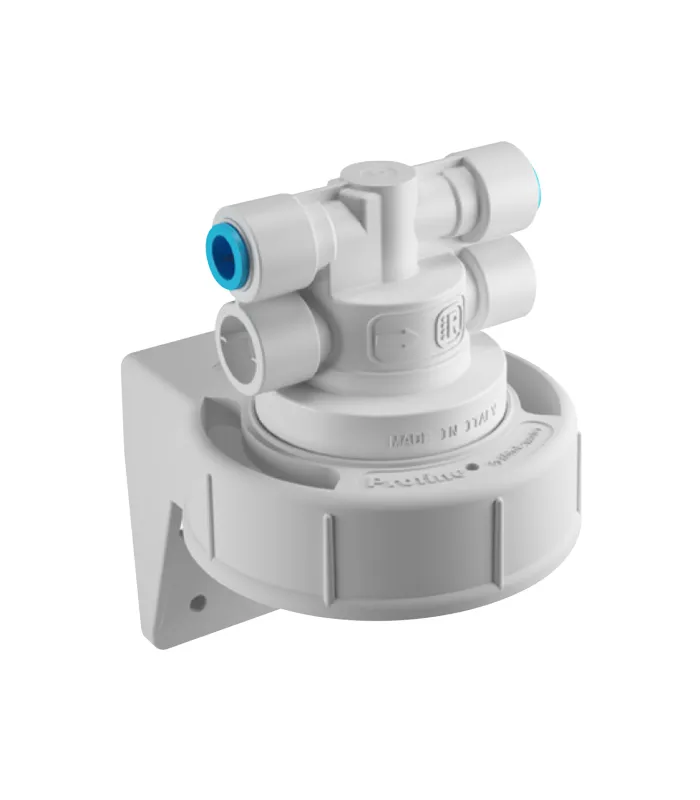Tête de connexion R N/FL Profine avec fixation murale et raccords 3/8''