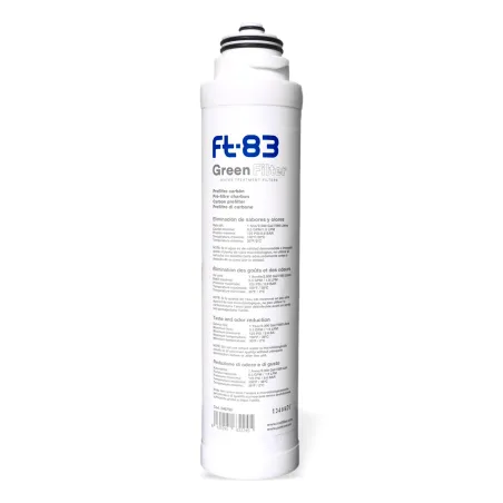 Cartouche Filtre charbon actif FT83 pour filtre sous évier Duo ou Trio UF