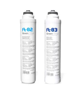 Set of 2 cartridges CT/FT for Pallas under-sink filter Duo and Trio UF water fountain