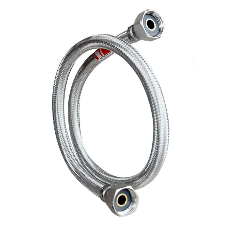 Flexible inox Ø9 int. F/F 3/8" - 12/17 - Lg 30cm