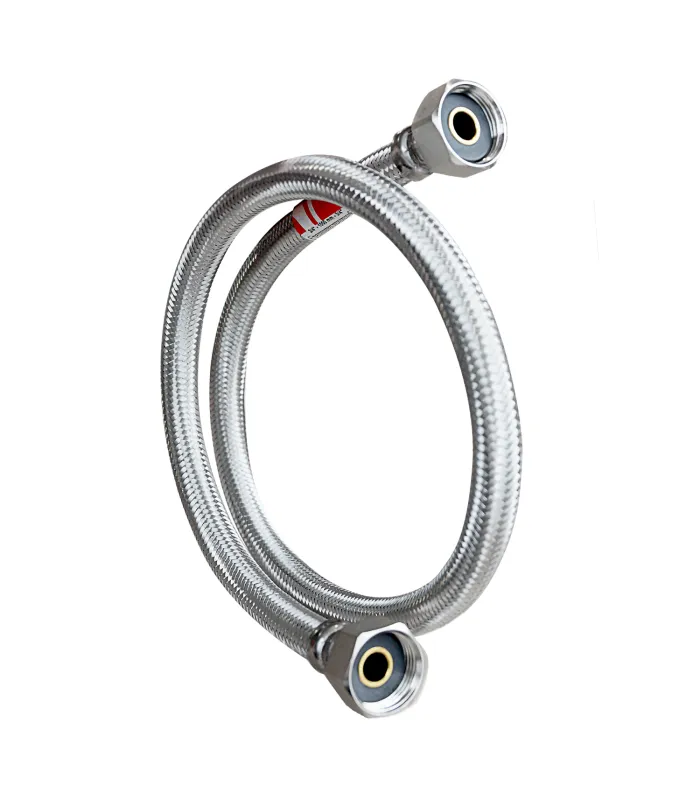 Flexible inox Ø9 int. F/F 1/2" - 15/21 - Lg 30cm