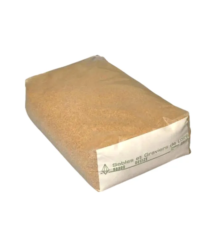 Sable fin pour filtre piscine  B5 Jetly de 0,6 à 16 mm en sac de 25 Kg