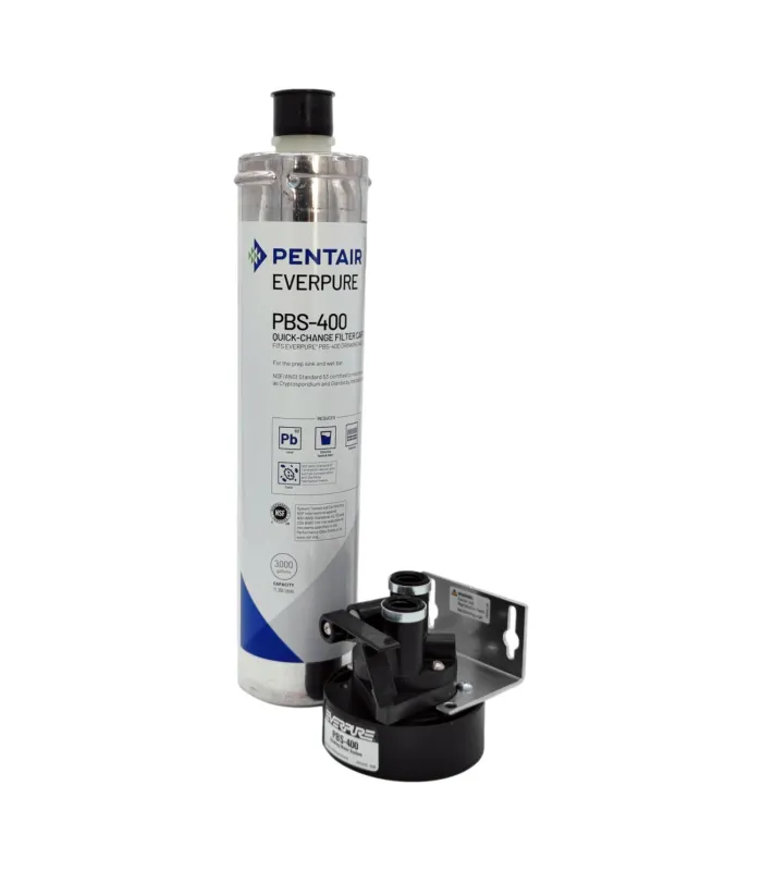 Purificateur d eau sous evier Everpure PBS 400 avec tête de connexion 3/8"- Filtration jusqu'à 0,5 microns
