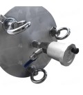 Pot à Boue Magnétique Inox 40/49 - 1"1/2 avec Circulateur 8 m3/h et Poche Filtrante 50µm - 10 Bars Max
