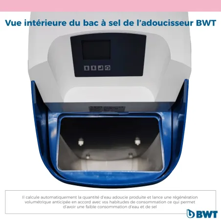 BWT PERLA SILK S 10L geanticipeerde volumetrische waterontharder - Waterontharder voor kleine ruimtes