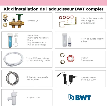 BWT PERLA SILK S 10L antizipierter volumetrischer Wasserenthärter komplett und einsatzbereit