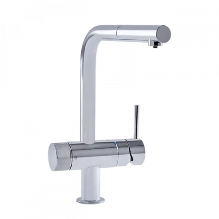 Filtre eau robinet sous évier avec robinet 3 voies  GROHE intégré - BWT AQA DRINK PURE LOFT - 3/8" avec douchette extractible