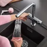 Filtre eau robinet sous évier avec robinet 3 voies  GROHE intégré - BWT AQA DRINK PURE LOFT - 3/8" avec douchette extractible