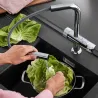 Filtre eau robinet sous évier avec robinet 3 voies  GROHE intégré - BWT AQA DRINK PURE LOFT - 3/8" avec douchette extractible