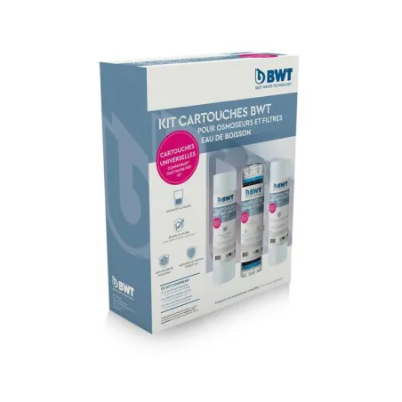 Pack pour Filtres BWT Osmoseur et Triplex - Traite 95% des impuretés présente dans l'eau du robinet