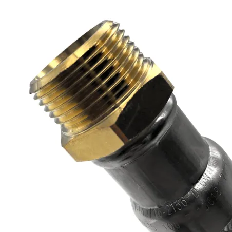 Flexible inox Ø50 int. M/F 2" - 50/60 - Lg 100cm