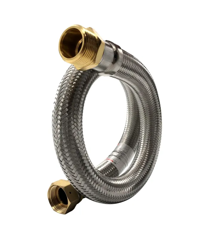 Flexible inox Ø50 int. M/F 2" - 50/60 - Lg 80cm