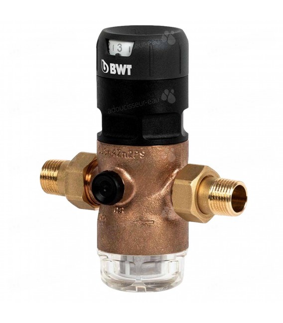 Réducteur de pression avec filtre 160 ?m - Réducteur de pression d'eau BWT D1 3/4"